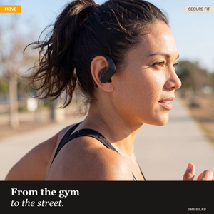 TREBLAB X3 Pro Wireless Earbuds with Earhooks