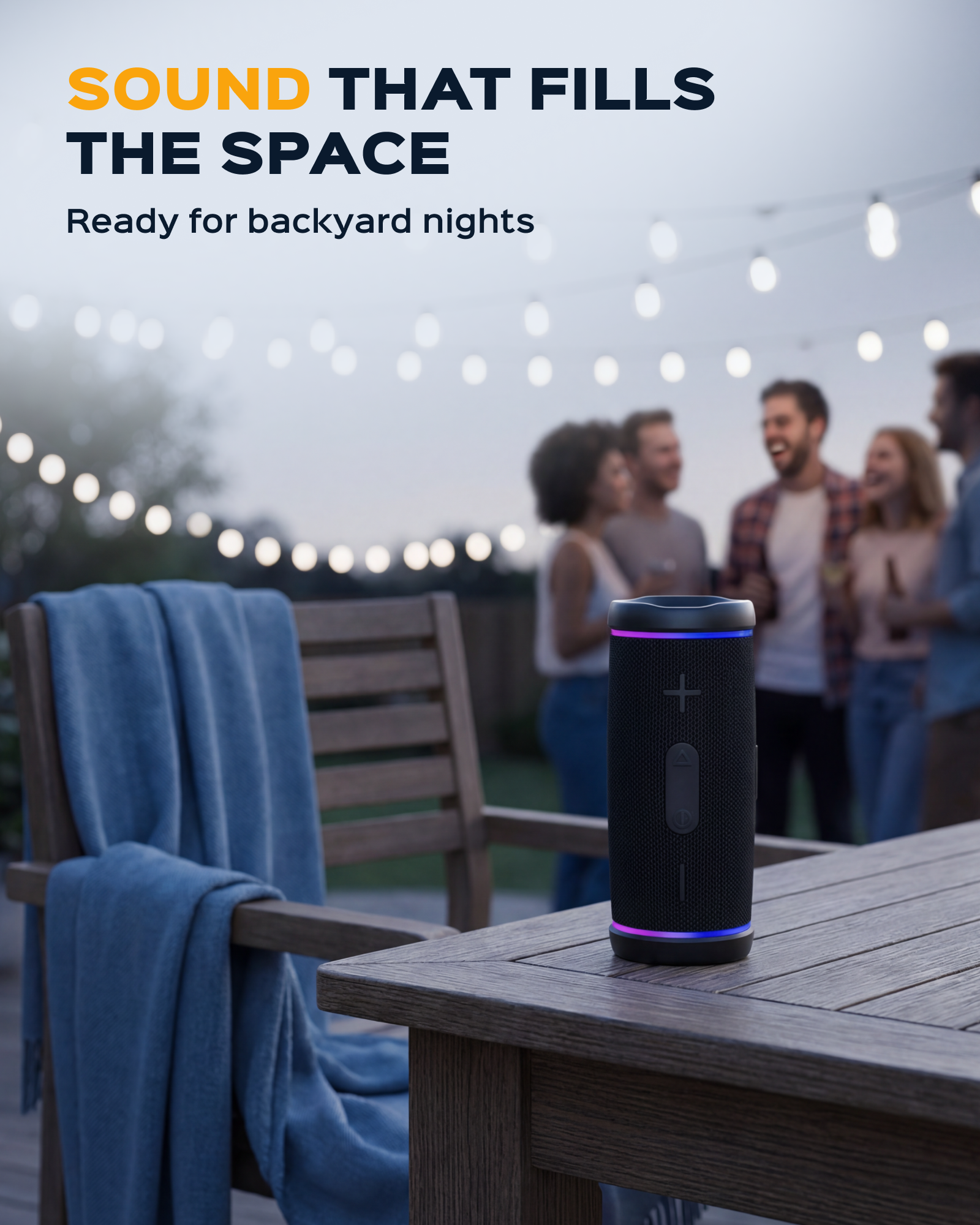 TREBLAB HD77 Wireless Speaker with 360° Sound