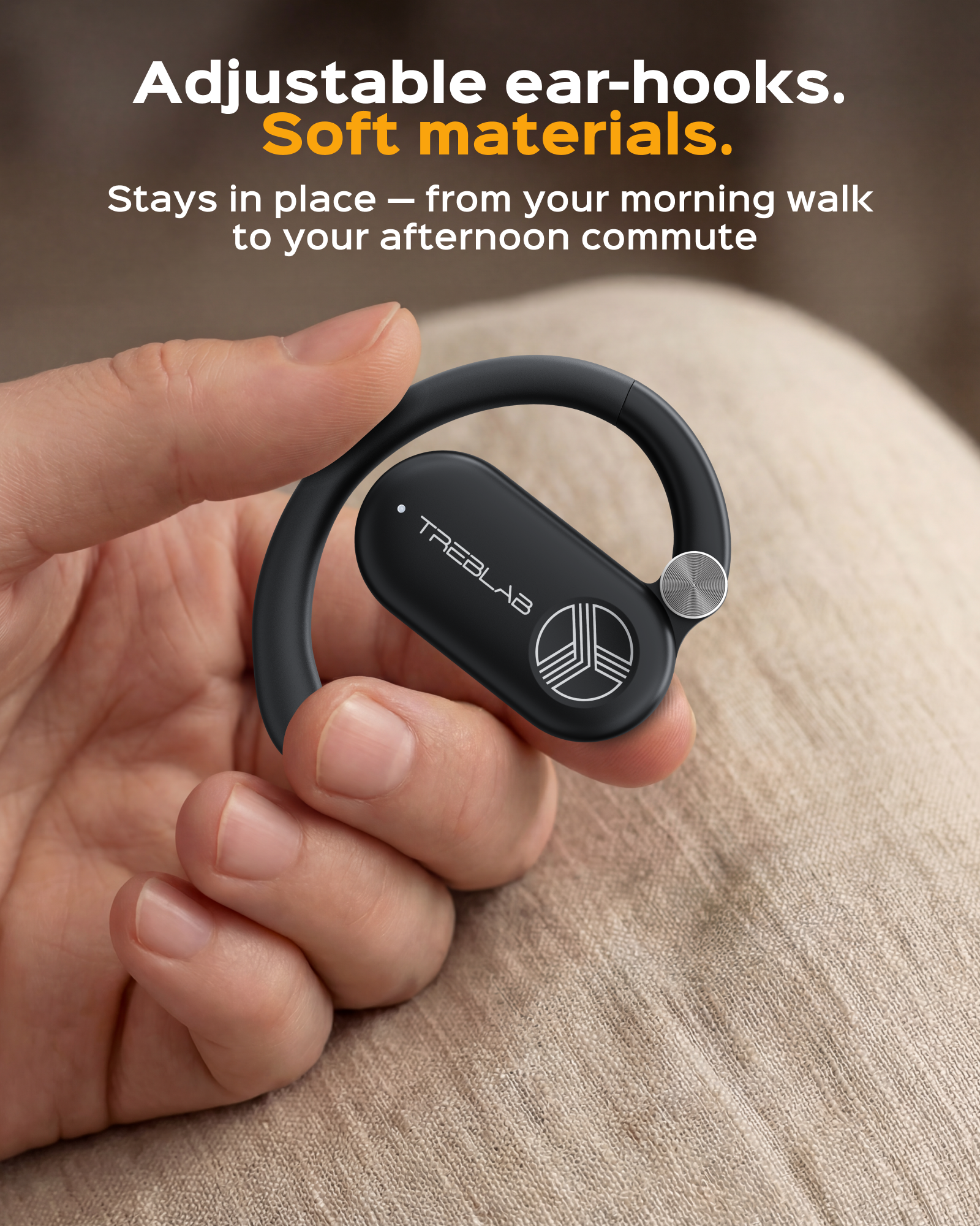 TREBLAB X-Open Open Ear Wireless Earbuds