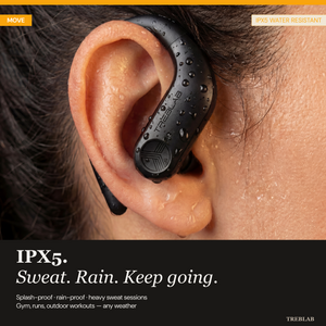 TREBLAB X3 Pro Wireless Earbuds with Earhooks