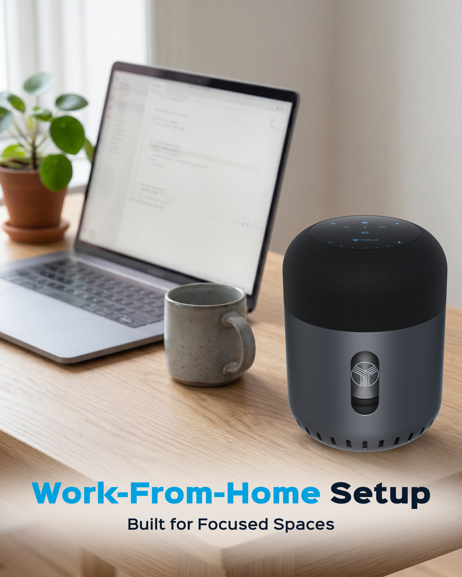 TREBLAB HD-360 Pro Premium Wireless Speaker with 5 Active Drivers and 8 Passive Radiators