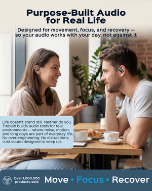 TREBLAB X-Smart AI Wireless Bluetooth Translation Earbuds