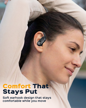 TREBLAB X4 Wireless Earbuds with Earhooks