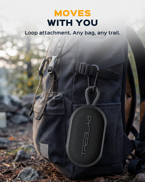 TREBLAB HD-Go Small Wireless Speaker with Clip