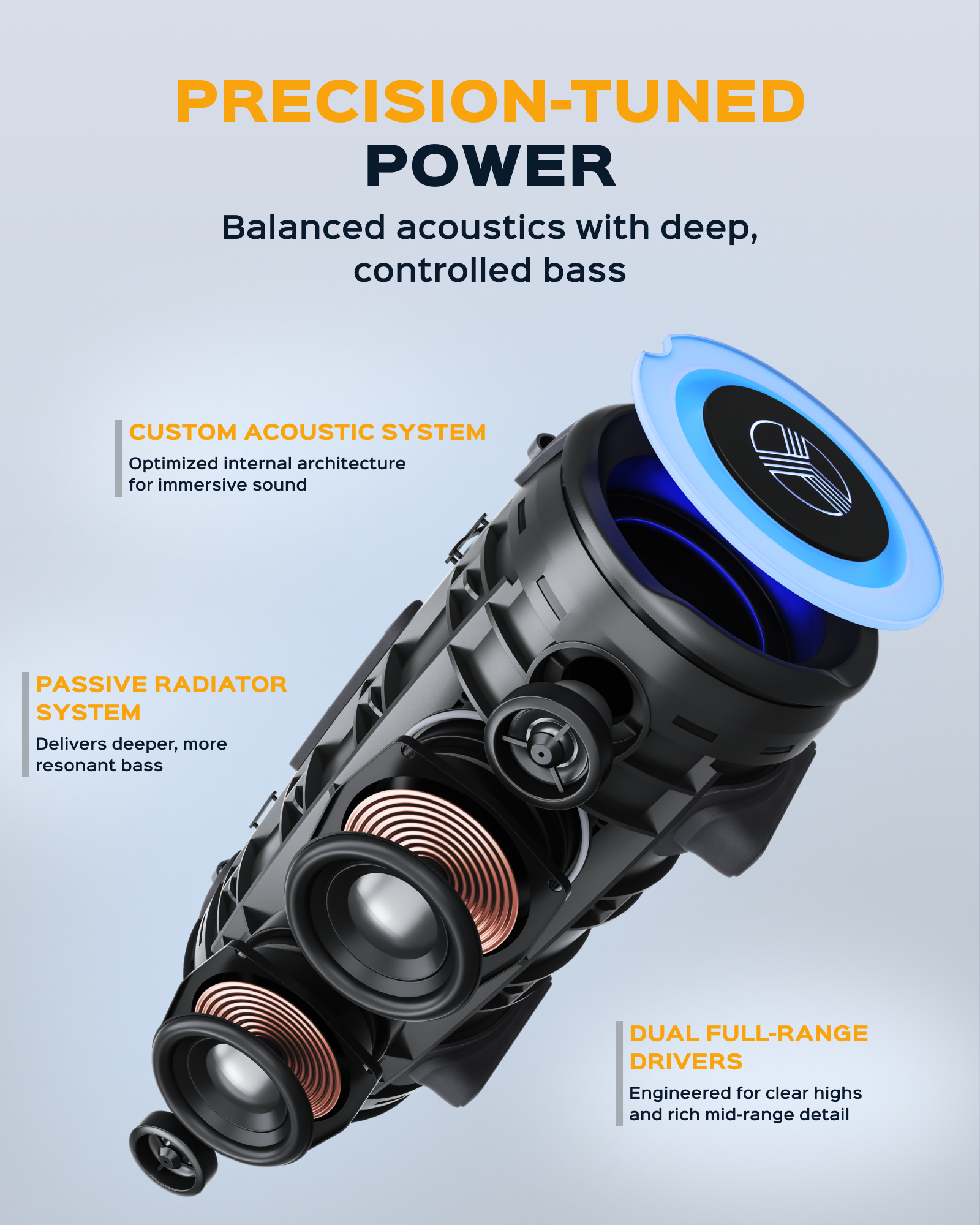 TREBLAB HD-Max Big and Loud Portable Speaker