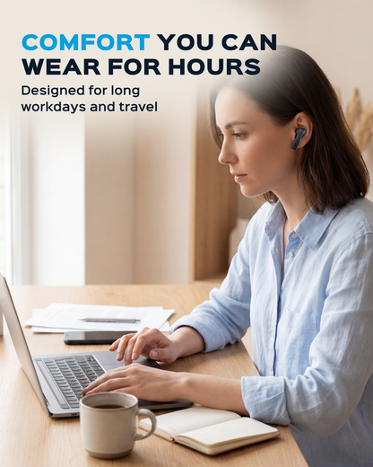 TREBLAB X8 Noise Cancelling Wireless Earbuds