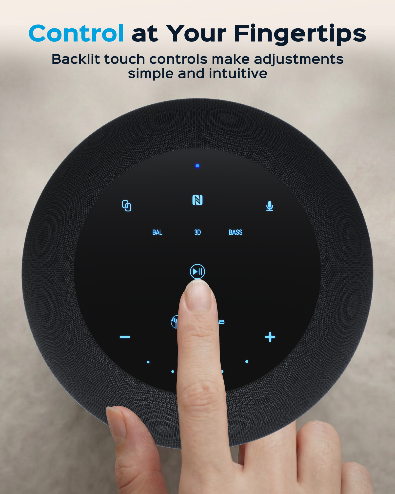 TREBLAB HD-360 Pro Premium Wireless Speaker with 5 Active Drivers and 8 Passive Radiators