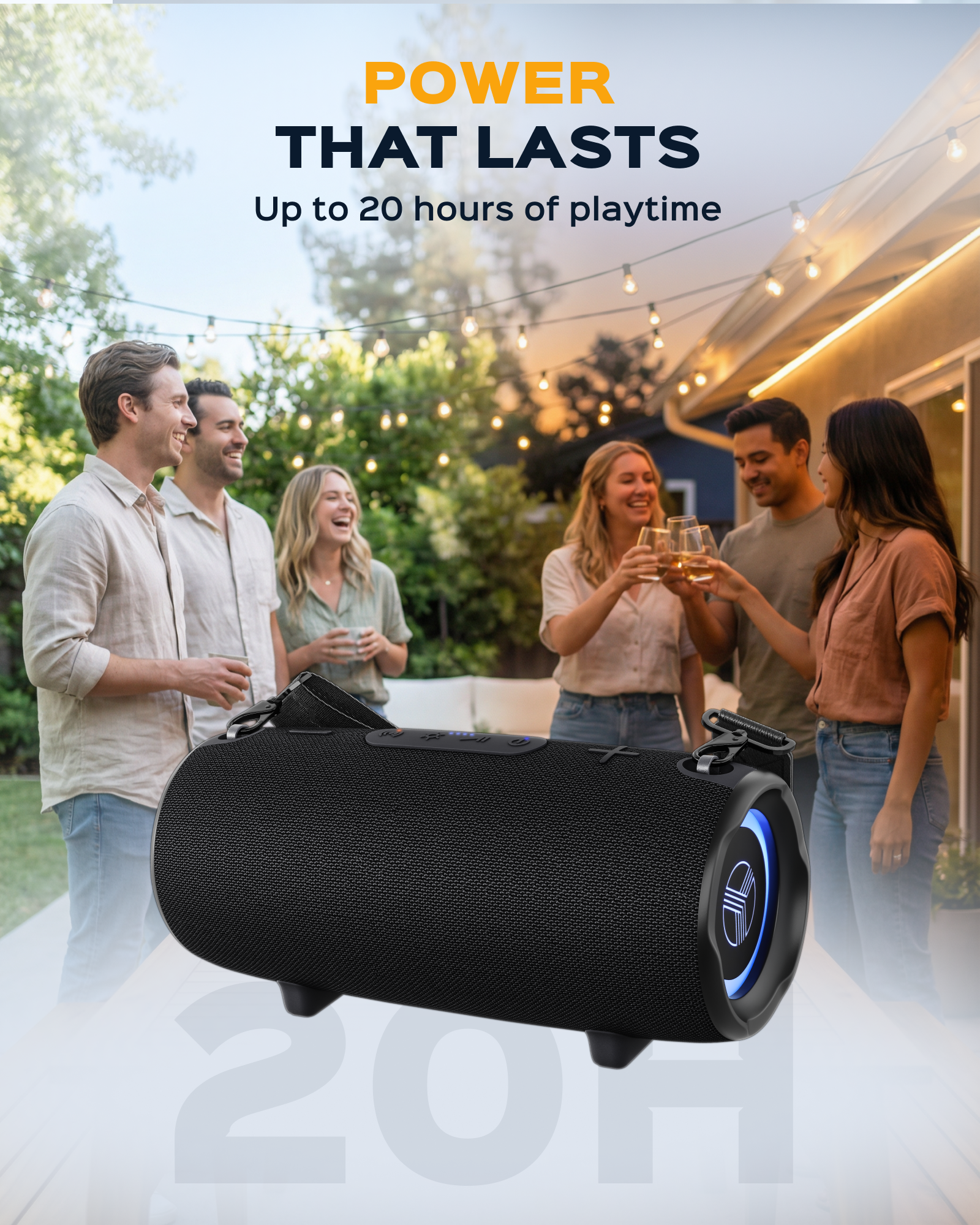 TREBLAB HD-Max Big and Loud Portable Speaker