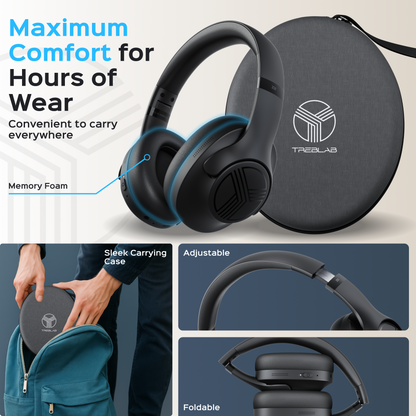 TREBLAB Z2 Active Noise Cancelling Headphones