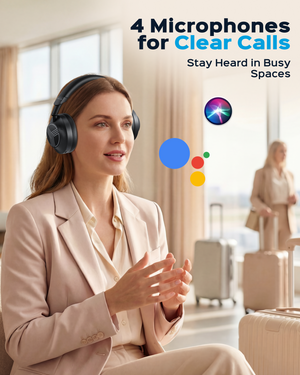 TREBLAB Z7 Pro Hybrid Active Noise Cancelling Headphones