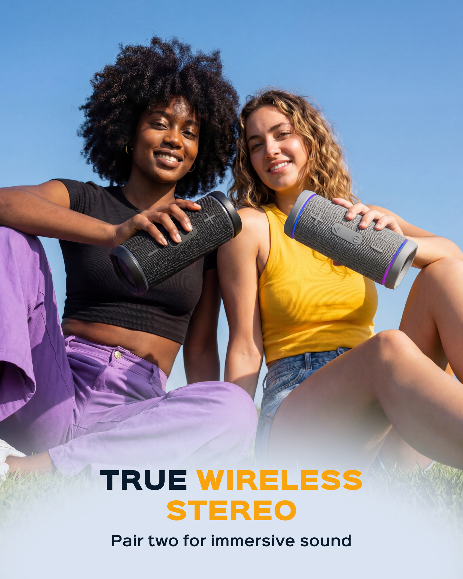 TREBLAB HD77 Wireless Speaker with 360° Sound