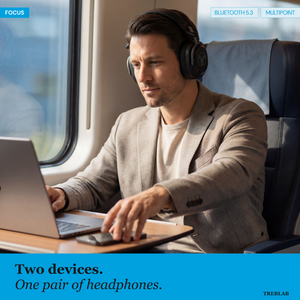 TREBLAB U5 Hybrid Active Noise Cancelling Headphones