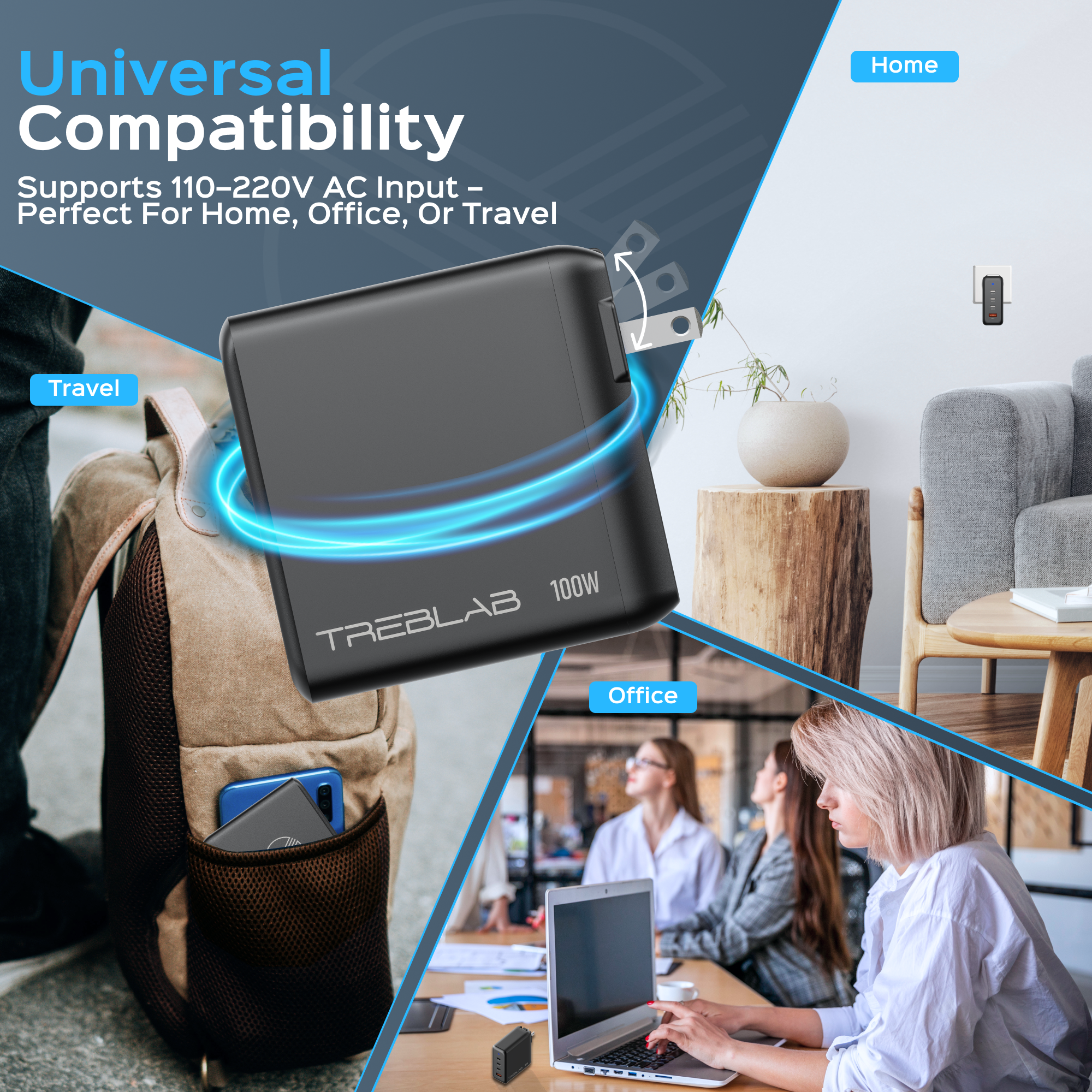 TREBLAB Power Adapter 100W