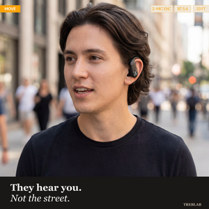 TREBLAB X4 Wireless Earbuds with Earhooks