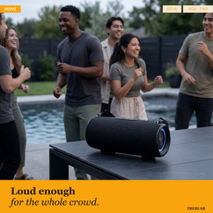 TREBLAB HD-Max Big and Loud Portable Speaker