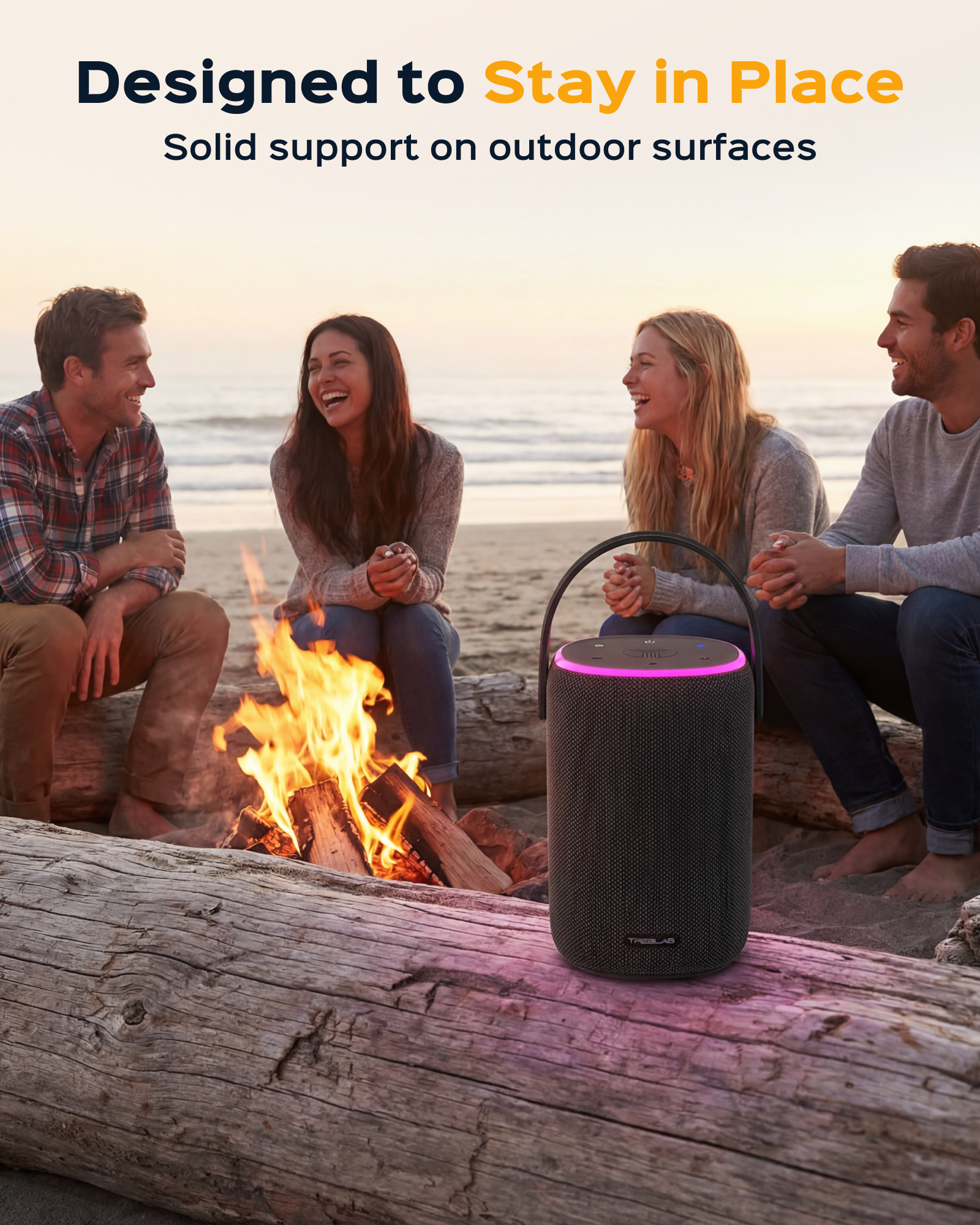 TREBLAB HD-Energy Pro Wireless Speaker with Handle