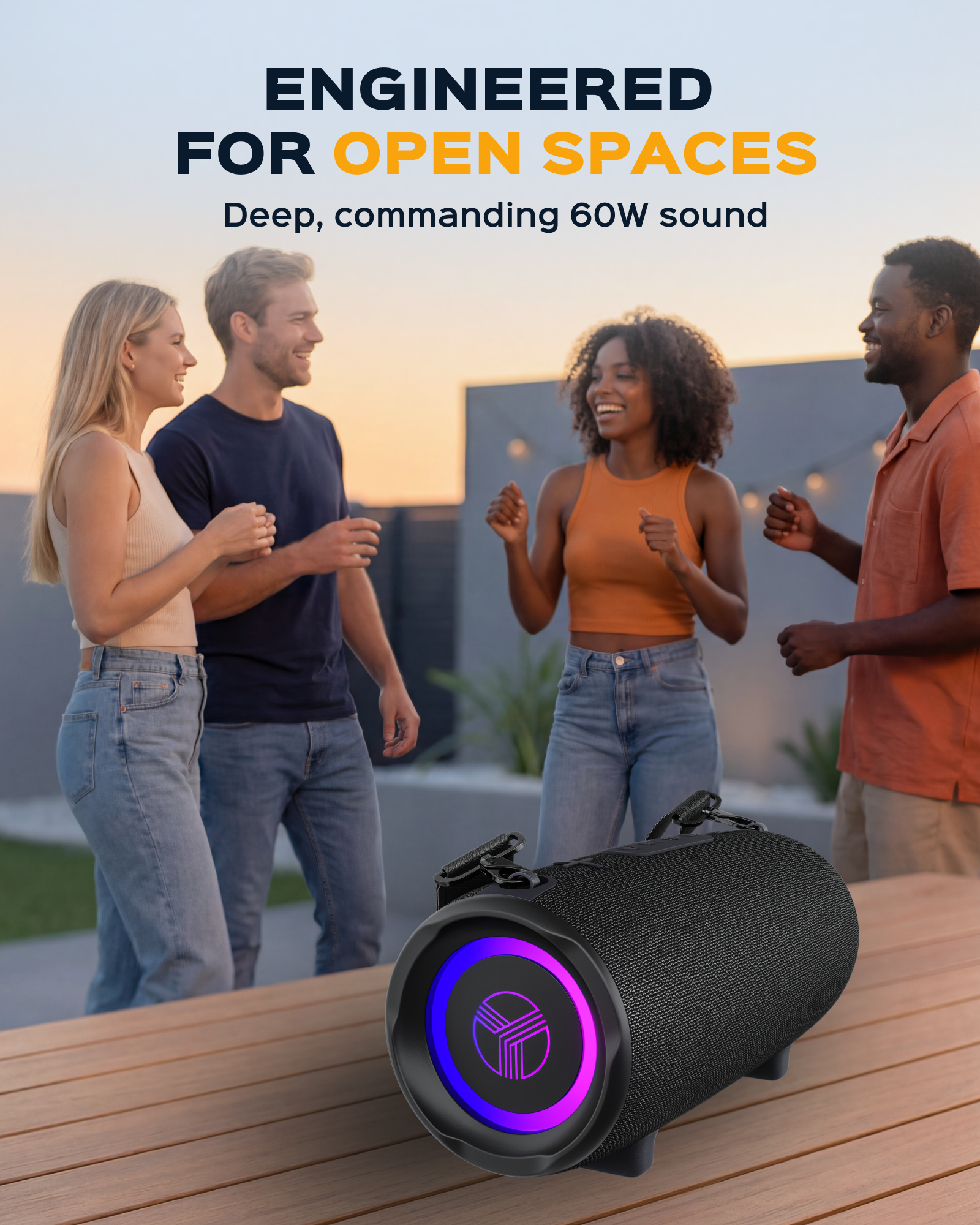 TREBLAB HD-Max Big and Loud Portable Speaker