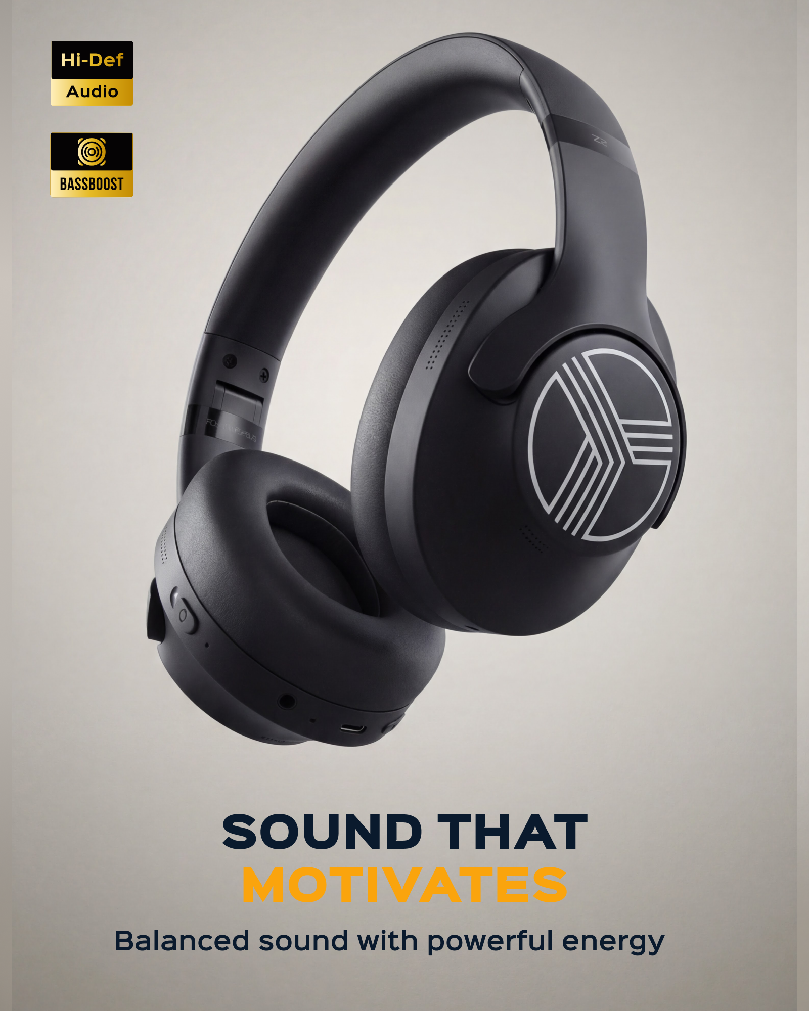 TREBLAB Z2 Active Noise Cancelling Headphones