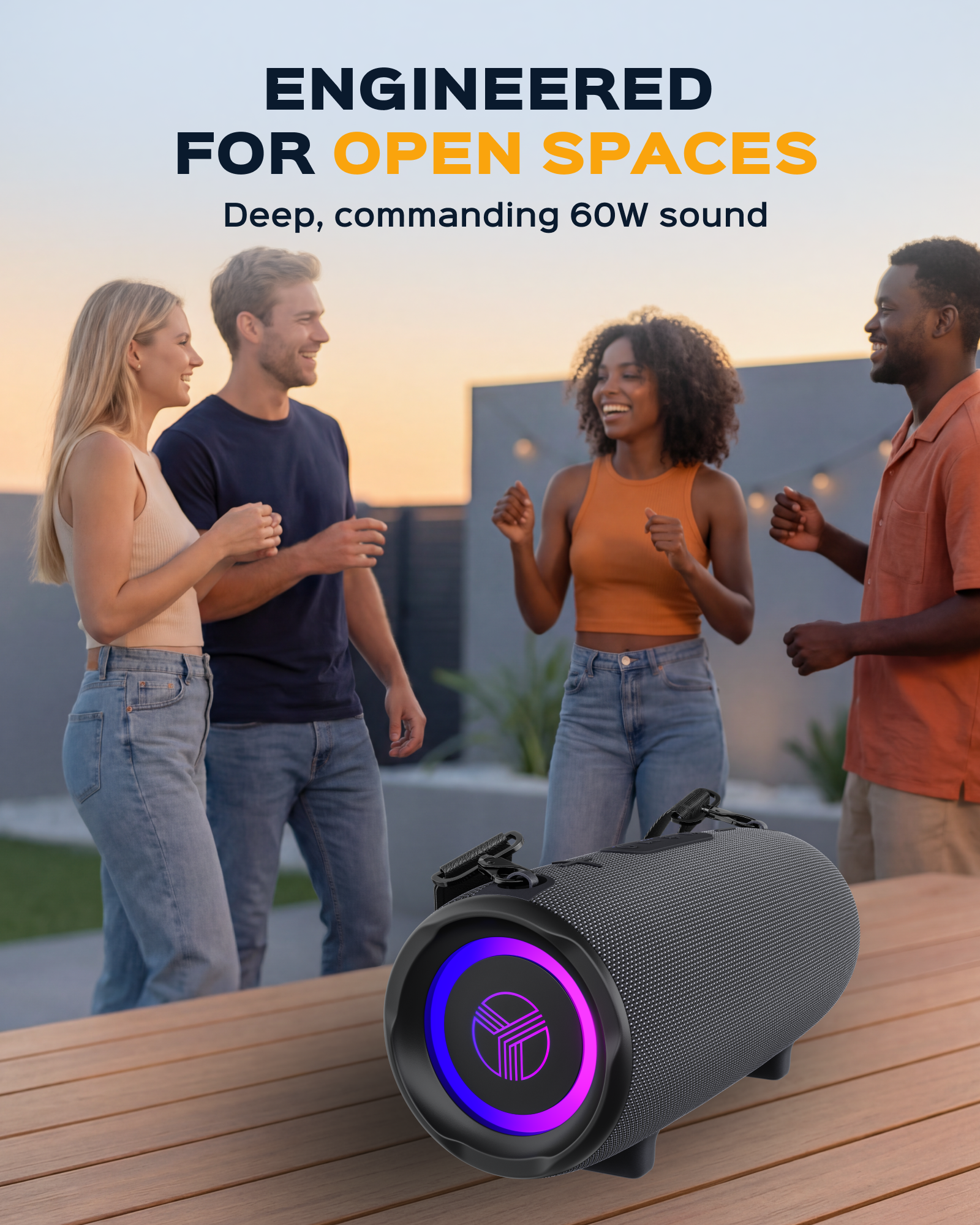 TREBLAB HD-Max Big and Loud Portable Speaker