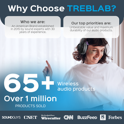 TREBLAB Z2 Active Noise Cancelling Headphones