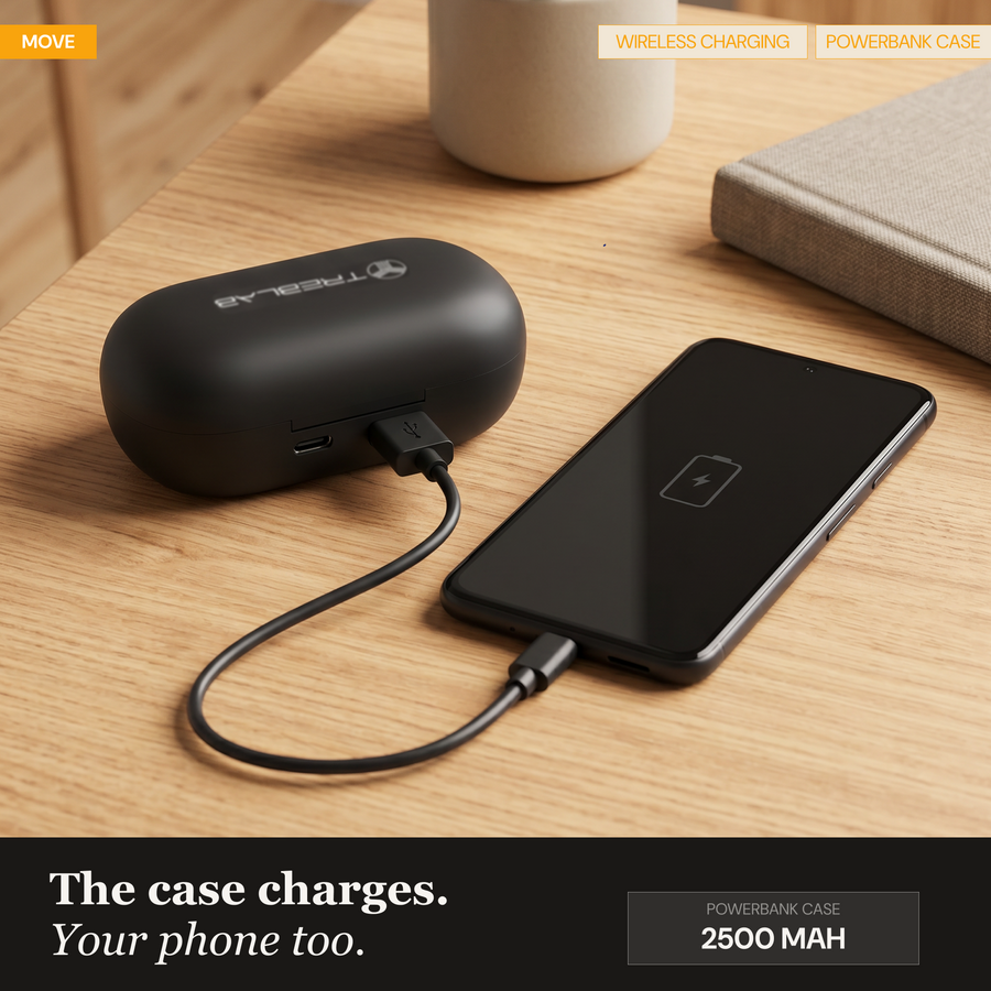 The case charges your phone too