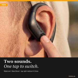 TREBLAB X3 Pro Wireless Earbuds with Earhooks