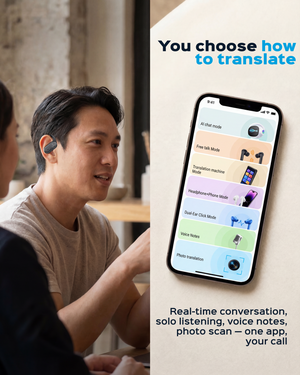 TREBLAB X-Smart AI Wireless Bluetooth Translation Earbuds