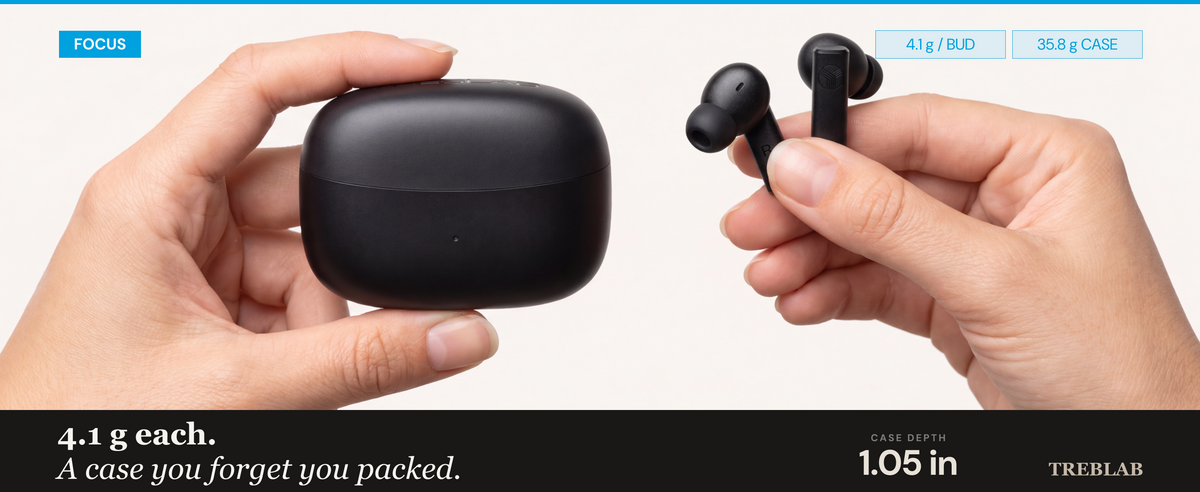 Treblab Focus Air Wireless Earbuds (X8) A+ 5
