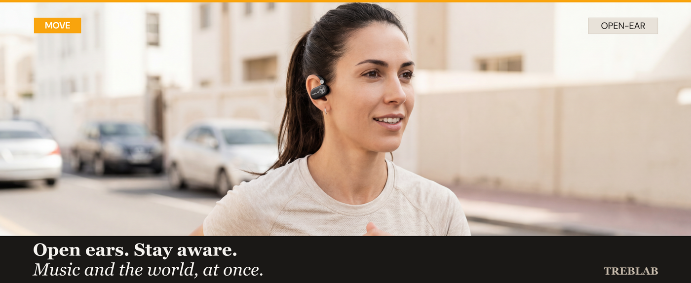 TREBLAB X-Open Open Ear Wireless Earbuds — A+ 2