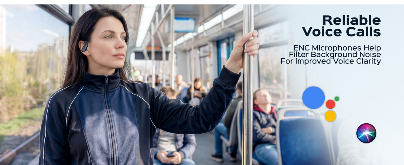 TREBLAB X3 Pro Wireless Earbuds with Earhooks — A+ 5