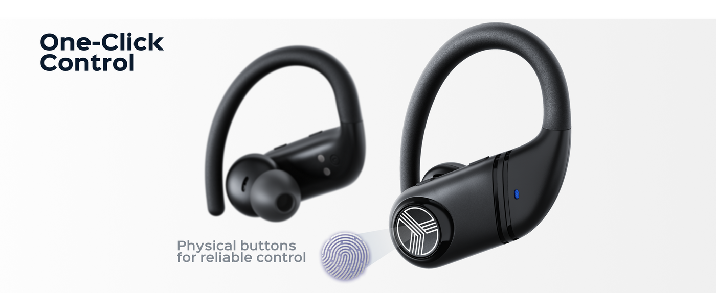TREBLAB X4 Wireless Earbuds with Earhooks — A+ 6