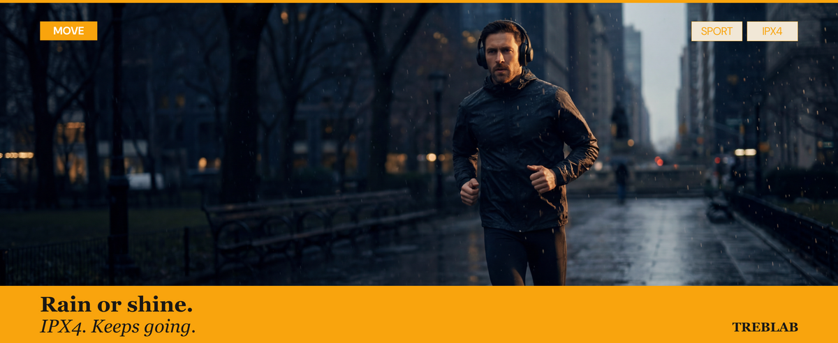 Treblab Move Pace Wireless Headphones (Z2) A+ 6