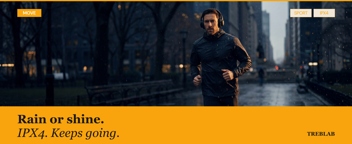 TREBLAB Z2 Active Noise Cancelling Headphones — A+ 6