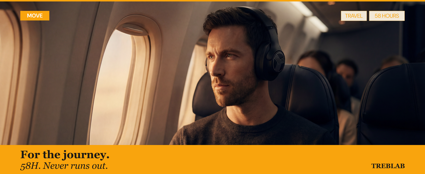 TREBLAB Z2 Active Noise Cancelling Headphones — A+ 6