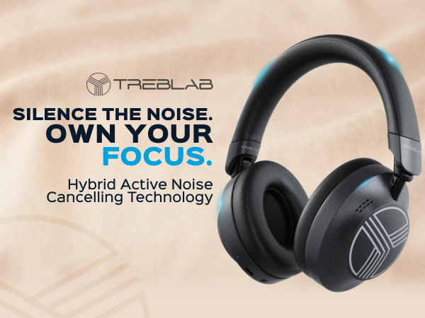 TREBLAB Z7 Pro Hybrid Active Noise Cancelling Headphones — A+ 1 mobile