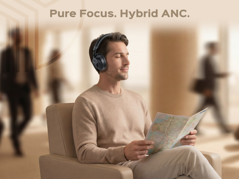 TREBLAB Z7 Pro Hybrid Active Noise Cancelling Headphones — A+ 2 mobile