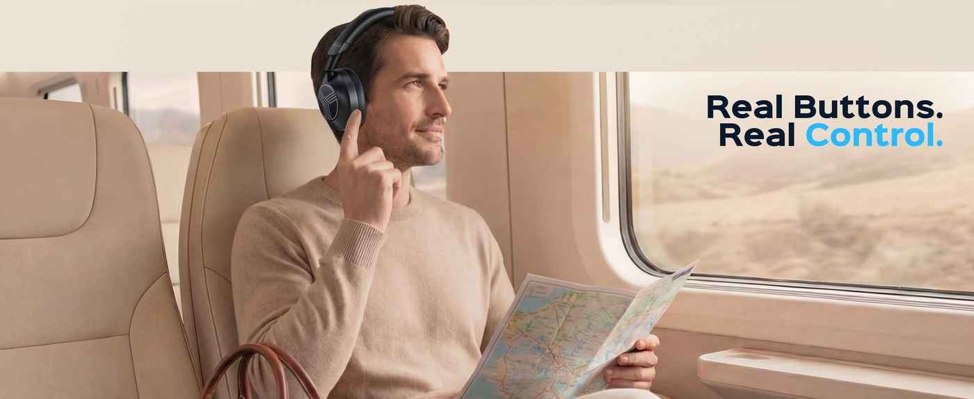 TREBLAB Z7 Pro Hybrid Active Noise Cancelling Headphones — A+ 5