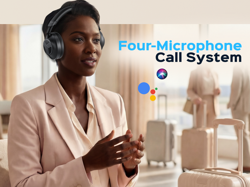 TREBLAB Z7 Pro Hybrid Active Noise Cancelling Headphones — A+ 5 mobile