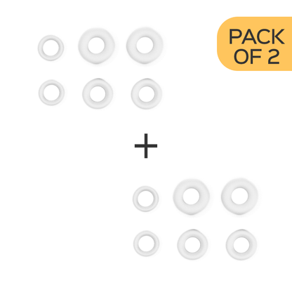 TREBLAB Ear-tips (Memory Foam set) White